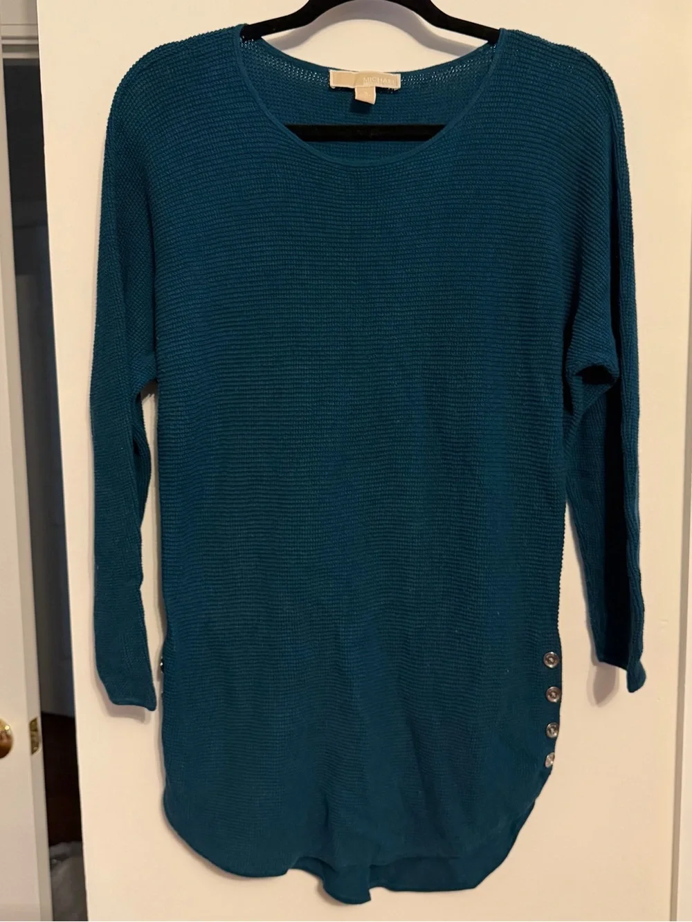 Michael Kors Teal Knit Top